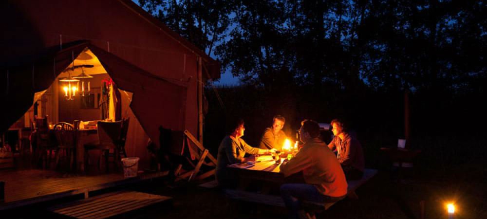 Ingerichte tent - Hoeve Meijer