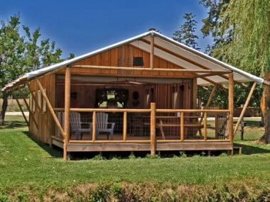 Ingerichte tent - Domaine Ramonjavel