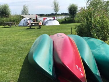 Camping de hof kanoën